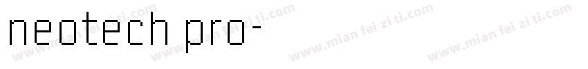 neotech pro字体转换